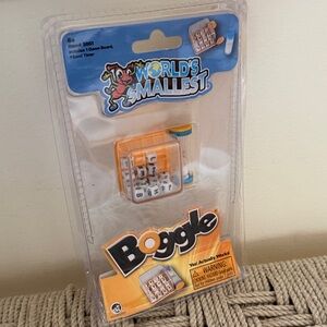 World's Smallest Boggle Game Toy New Sealed